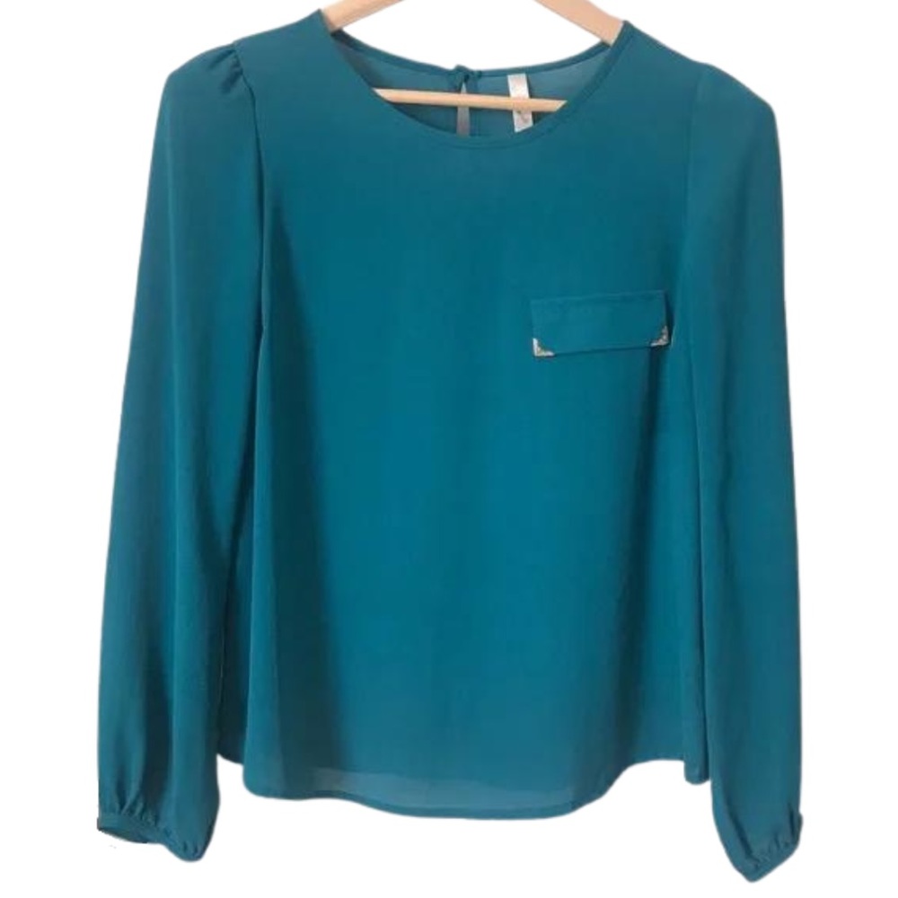 Cherish Chiffon Long Sleeve Blouse